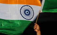 File: India's national flag. DAVID GRAY / AFP