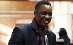 File: Duduzane Zuma, the son of former South African President Jacob Zuma, arrives ahead of his dad's corruption trial at the Pietermaritzburg High Court in Pietermaritzburg, South Africa, on May 26, 2021.