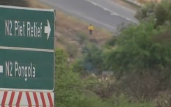 The driver of the tipper truck that ploughed through 49 cars on the M41 in Durban has handed himself over to police. (eNCA\Screenshot)