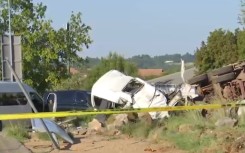 At least five people have been killed in an accident involving multiple vehicles in Ruimsig, west of Johannesburg. Police are currently investigating the crash. (eNCA\Screenshot)