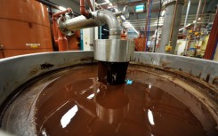 Barry Callebaut's plant in Wieze, Belgium, produces liquid chocolate in wholesale batches for 73 clients making confectionaries