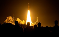 NASA's Artemis 1 unmanned lunar rocket lifts off from Kennedy Space Center at the start of its 25-day lunar mission