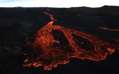 Rivers of molten rock are issuing from Mauna Loa, the world's largest active volcano