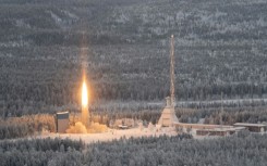 The suborbital rocket launches from the Esrange Space Center in Jukkasjärvi, northern Sweden