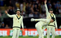 Australian players David Warner (L), Alex Carey (C) and Steve Smith (R) will line up against South Africa   