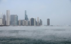 Chicago saw temperatures of -6F (-21C) on Friday