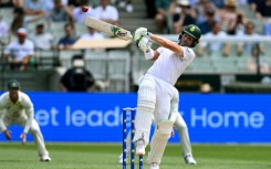 South African captain Dean Elgar rode his luck in the second Test against Australia 