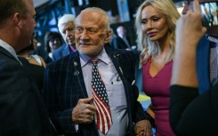 Apollo 11 astronaut Buzz Aldrin, the second person to set foot on the Moon, says he has married longtime love Anca Faur 