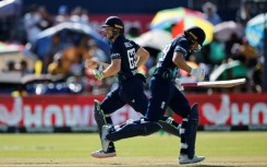 England captain Jos Buttler (L) and Dawid Malan (R) both made centuries and added 232 together in the third ODI against South Africa in Kimberley