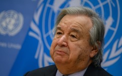 UN chief Antonio Guterres speaking on February 6, 2023