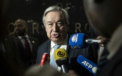 UN Secretary General Antonio Guterres says Africa faces enormous tests on all fronts