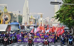 Women hit the streets in Bangkok to defend rights that are coming under increasing attack