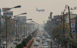 Smoke from forest fires and farmers burning crop stubble has blanketed Thailand's Chiang Mai in recent weeks