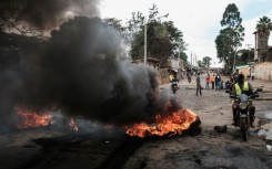 Protesters set tyres ablaze in Nairobi during new opposition demonstrations 