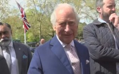 King Charles III visits campers and royal fans on the Mall on eve of coronation