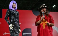 US-Brazilian researcher Ben Goertzel presents an AI-powered robot, Desdemona