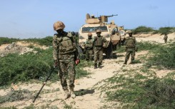 Ugandan troops make up part of the African Union force in Somalia