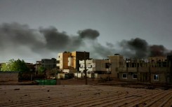 Smoke billows in southern Khartoum on May 29, 2023, as fighting continued despite a US and Saudi-brokered ceasefire