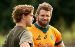 Australia will be skippered jointly by Michael Hooper (L) and James Slipper (R) as they bid to beat world champions South Africa for the first time at Loftus Versfeld stadium  