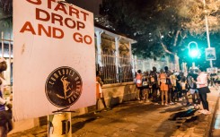 File: Runners gather ahead of the Comrades Marathon. AFP/Rajesh Jantilal