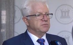 Western Cape Premier Alan Winde. (eNCA\Screenshot)