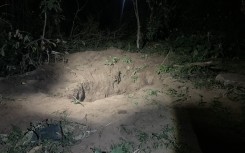 The bodies of two elderly women have been discovered in a shallow grave. eNCA/Dasen Thathiah