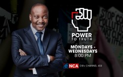 Power To Truth with JJ Tabane on eNCA - courageously confronting authority, calling out injustices on government officials and demanding change.