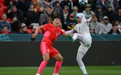 Nouhaila Benzina in action against South Korea