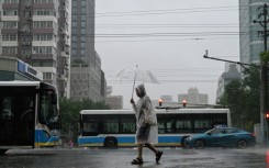 Hundreds of bus services in the capital were suspended 