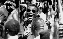 Founder and President Emeritus of the Inkatha Freedom Party Prince Mangosuthu Buthelezi  in Johannesburg, South Africa 17 October, 1992.