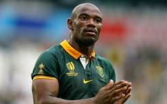 South Africa's Makazole Mapimpi applauds supporters following the Rugby World Cup 2023, Pool B match at the Matmut Atlantique Stadium, France. 