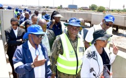 President Cyril Ramaphosa was on a guided tour of the Sebokeng Wastewater Treatment plant as Part of his oversight visit to the Emfuleni Local Municipality. GCIS