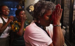 South African soccer fans watch their national team Bafana Bafana play Nigeria in the semi final of the African Cup of Nations soccer tournament, Johannesburg, South Africa, 07 February 2024