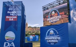 The DA's manifesto launch is taking place at the Union Buildings. Twiiter/@Our_DA