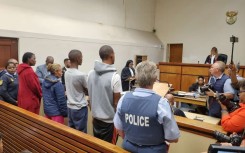 The accused in the Joshlin Smith case. eNCA/Zaid Harris