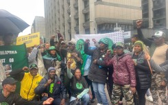 Jacob Zuma's Supporters outside court