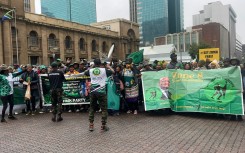 Umkhonto Wesizwe Party outside court