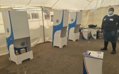 IEC voting centre.