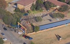 Voters queueing in Thokoza. eNCA