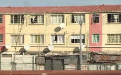 The council flats in Hanover Park.