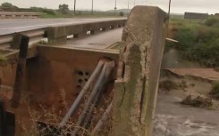 Damaged infrastructure in the Eastern Cape.