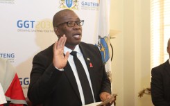 Gauteng Premier Panyaza Lesufi. Fani Mahuntsi/Gallo Images via Getty Images