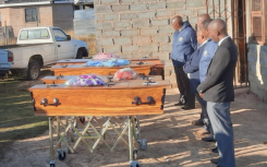 A funeral is being held for a family of four in Tsomo in the Eastern Cape. eNCA/Ronald Masinda