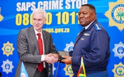 The Secretary General of  @INTERPOL_HQ ,  Dr Jürgen Stock has handed over INTERPOL mobile devices to Interpol SA to enhance the South African Police Service policing capabilities. Twitter/@SAPoliceService