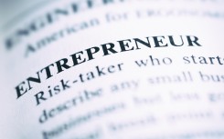 File: In a book of business terms, the word 'entrepreneur' is defined. GettyImages/RapidEye