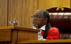 File: Judge Ratha Mokgoatlheng reacts during the Senzo Meyiwa murder trial at Pretoria High Court. Phill Magakoe/Gallo Images via Getty Images