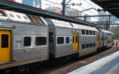 File: Train arriving at Central station, Sydney. Education Images/Universal Images Group via Getty Images