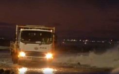 Severe weather hit Nelson Mandela Bay with Spring tides and rough seas causing havoc on the N2 national road.