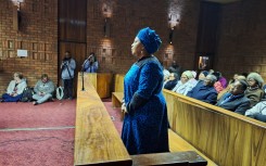 Nosiviwe Mapisa-Nqakula in court.