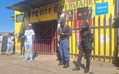 Police officers seen in Soweto. eNCA/Bafedile Moerane